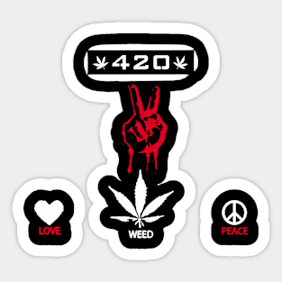 world of peace Sticker